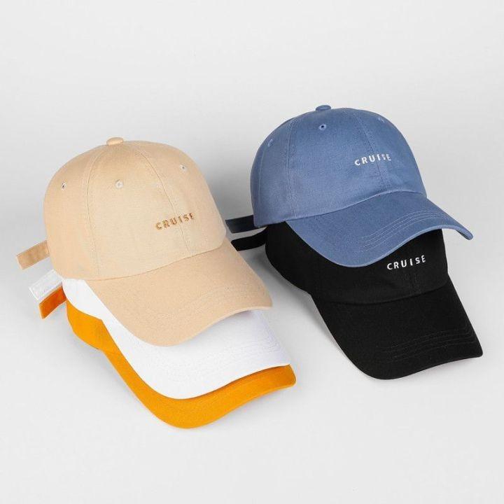 Youthful Letter White Embroidered Baseball Cap Timeless Cotton Design For Wear Everyday