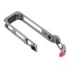 Camera Cage Fit for Insta360 X5 Action Camera Aluminum Alloy Camera Protective Frame with Lens Cap Cold Shoe 1 4 Inch