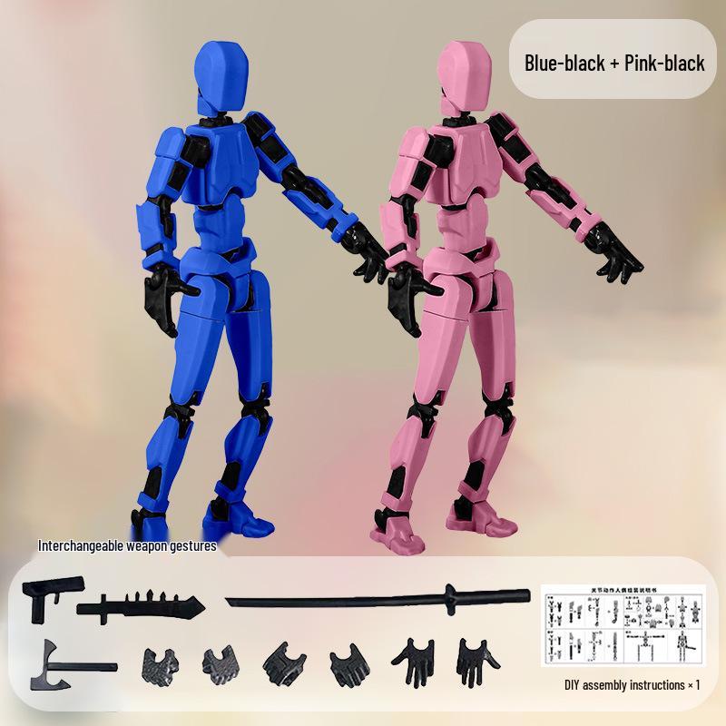 Multi-Joint Posable Robot Mannequin - Decompression Toy