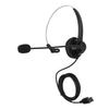 H360DUSB Single Ear Business Headset Black Noise Reduction USB Business Headset for USB Interface