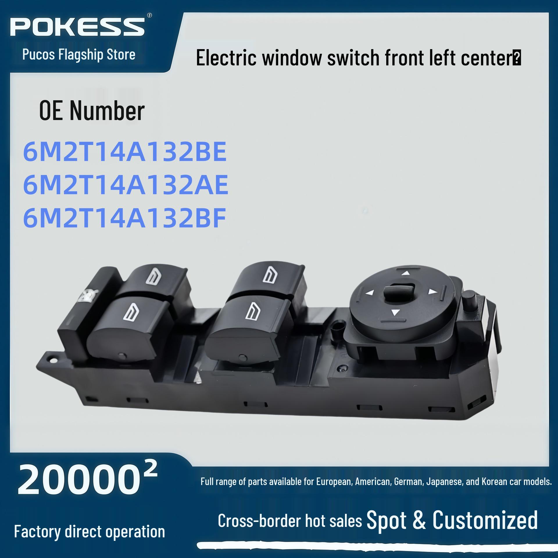 

6m2t14a132be Electric Window Switch for Max Zhicheng Front Left Pokess
