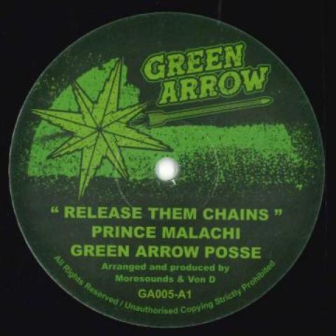 

12inch Record PRINCE MALACHI - Release Them Chains; Version / Disc GA005 Green Arrow 2021 UK Reggae, Ska & Dub