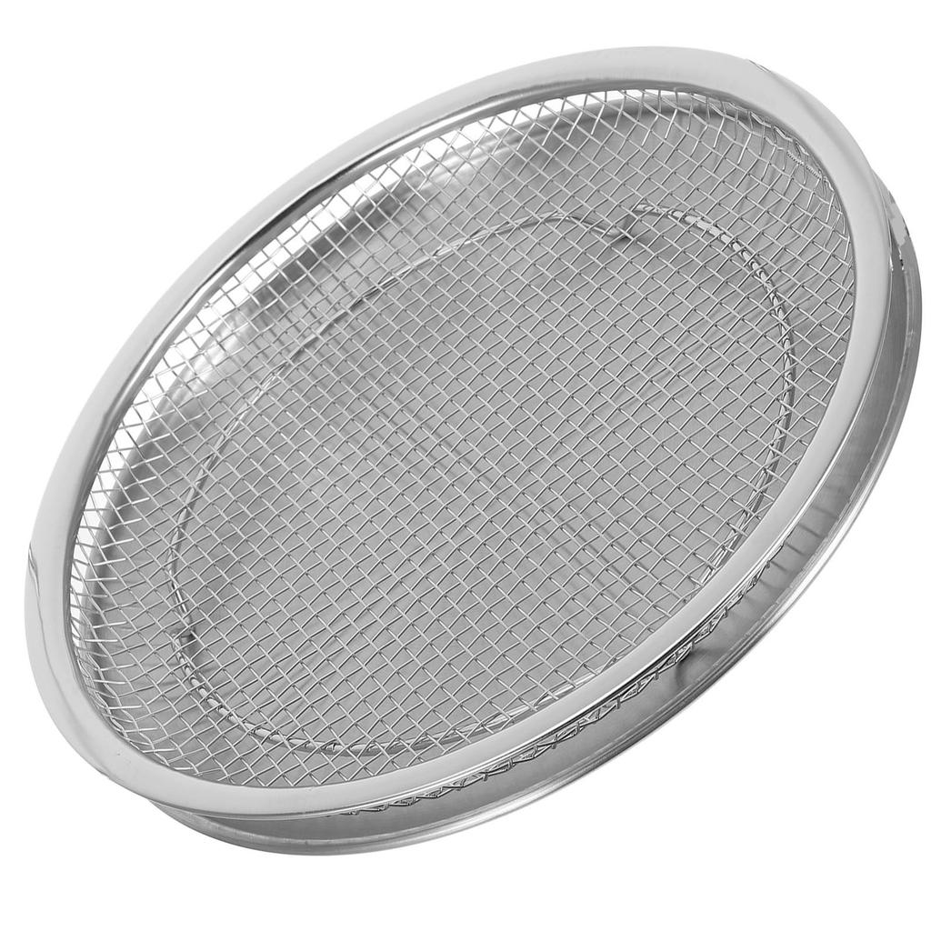 1 Set Sieb für Abfluss und Ölfilter aus Edelstahl für fettfreies Kochen und einfache Aufbewahrung Kompakter Frittierölfilter