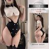 Sex Lingerie Pure Lust Sexy Bunny Maid Uniform Free and Edible One-piece Hip Bared Temptation Clothes Set