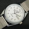 AUTOMATIC VINTAGE REFURBISHED SEIKO 5 6309A JAPAN MENS WHITE WATCH a441162-4 Sk-a441162