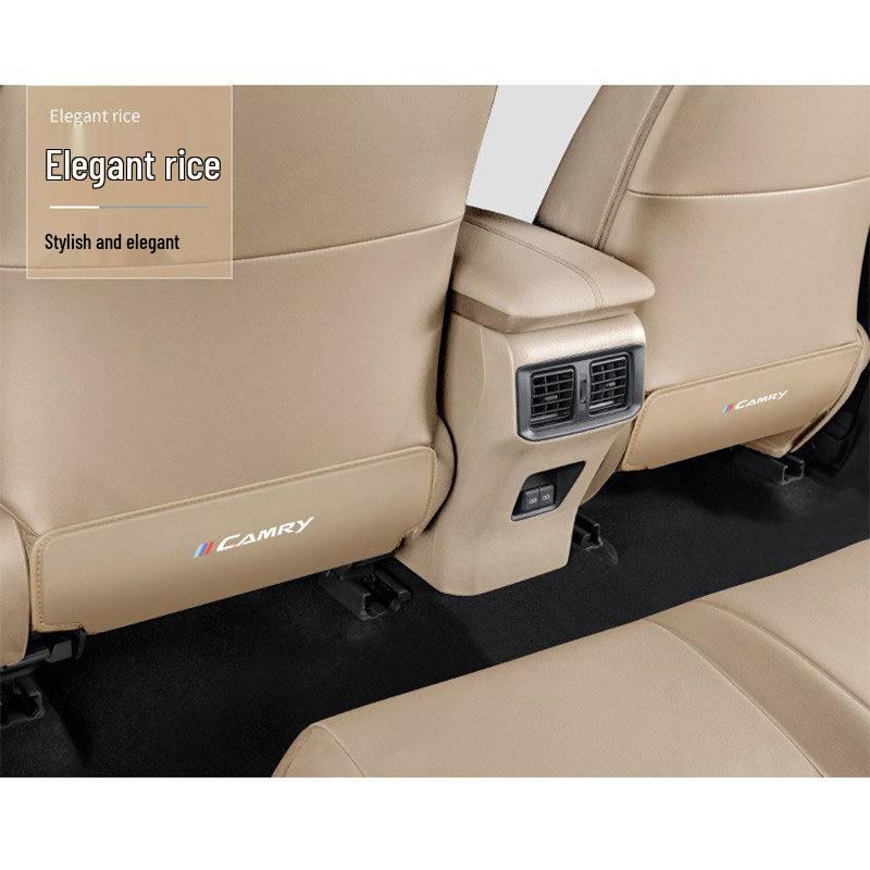 Camry Seat Back Protective Kick Mats - Decorative Interior Set