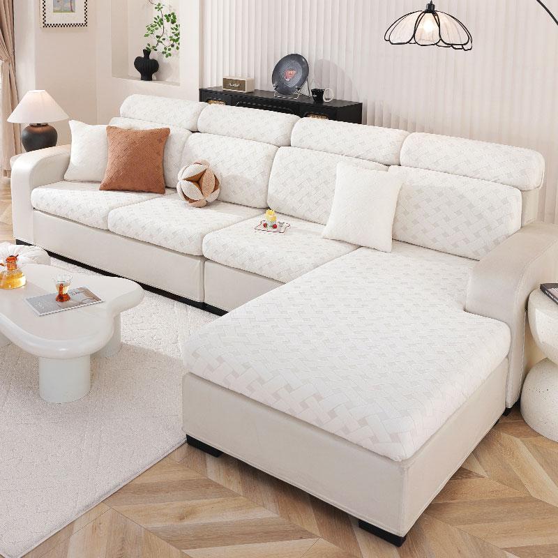 

Lanmolife Sofa Cover New Wear-Resistant Universal Sofa Cushion Covers Washable Elastic Sofa Cushion Covers Combination Sofa 1PC M белый