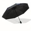 Verzauberter Baum des Lebens Mandala Regenschirm, Tragbarer 3-Fach-Regenschirm für Damen & Herren, Weihnachtsgeschenk ES251