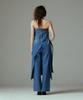 Meuameu Denim Pants Slit Top