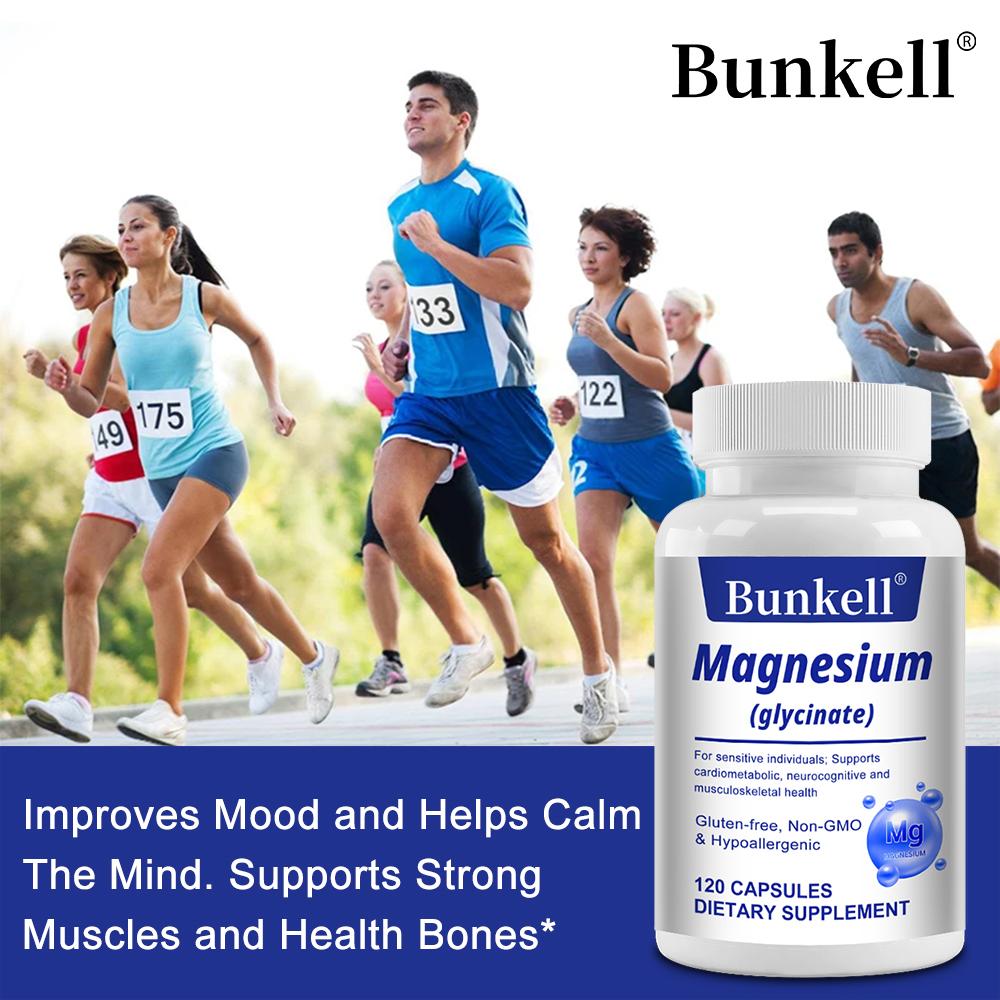 Magnesium Glycinate Supplement for Cardiometabolic Neurocognitive and Musculoskeletal Health Support