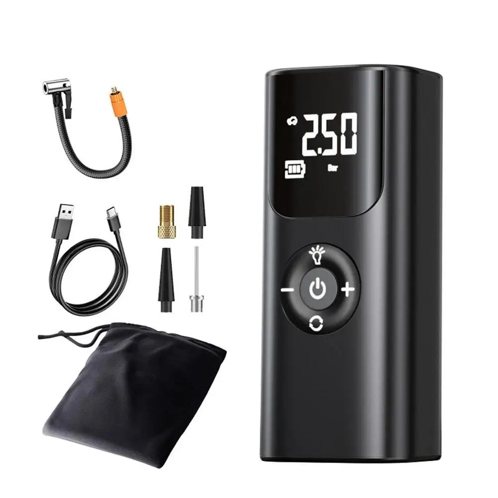 

Автомобильный воздушный насос Беспроводной портативный сенсорный экран Цифровой Мотоциклетный Автомобильный Шина Шина Дисплей Давления Q4Z6