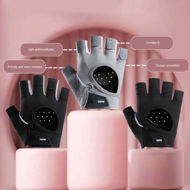 Nonslip Breathable Sports Glove Wear Resistance Short Training Glove Half Finger Fitness Glove for Women and Man