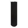 Women's Spring and Summer Socks, Solid Color Black Ear-trimmed Mid-calf Socks, Dad Shoes, Versatile Women's Socks
