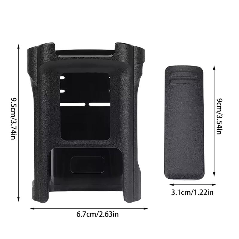 

1 шт. Пластик Для DM32 Двусторонняя Радиостанция UV-32 DM-32 Рация Клипса для Ремня Кобура Чехол UV32 Поясная Кобура Держатель для Ремня Чехол чёрный