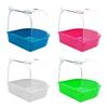 Bird Bath Box Bird Bathtub Birds Parrot Bath House Hanging Bath Tub for Lovebirds Budgie Budgerigar Water Bowl Cockatiel