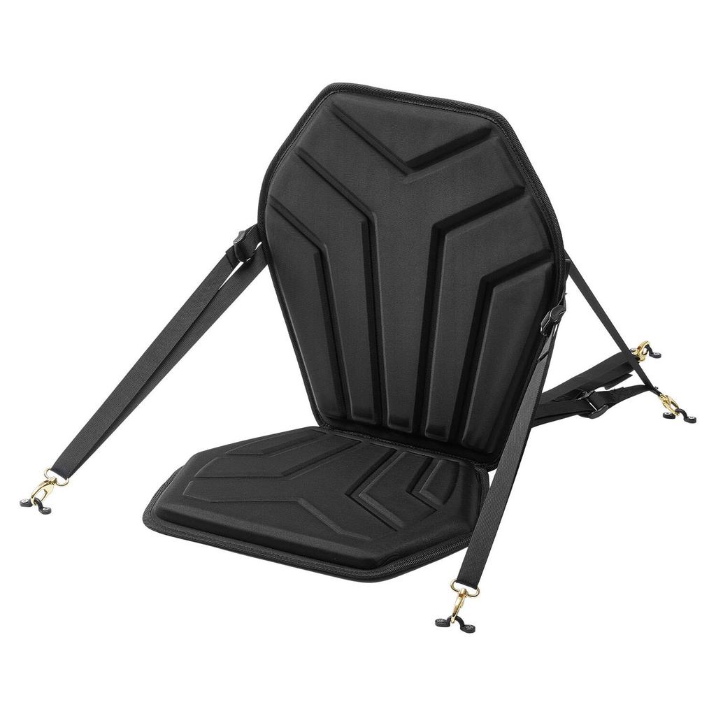 Kayak Seat, 1 Pack 31 Mm Thick, Universal Paddle Board Seat with Back Support, Hexagonal Sit-on-Top Soft Padded Cushion with Storage Bag & Adjustable