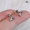 1Pair Ear Piercing Tragus Cartilage Dangle Earrings Helix Conch Rook Lobe Stud Ear Studs Body Jewelry
