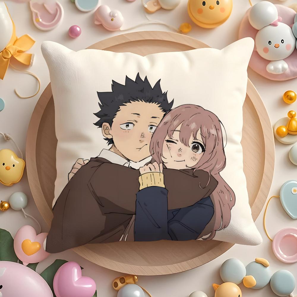 K-koe no K-KatachiS Cushion Cover Home & Car Multi-Scene Pillow Cover - Reversible, Soft & Durable for Daily Use