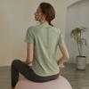 Women's High-End Quick-Dry Short-Sleeve Sports Top for Summer - Loose Fit, Breathable Yoga & Running T-Shirt