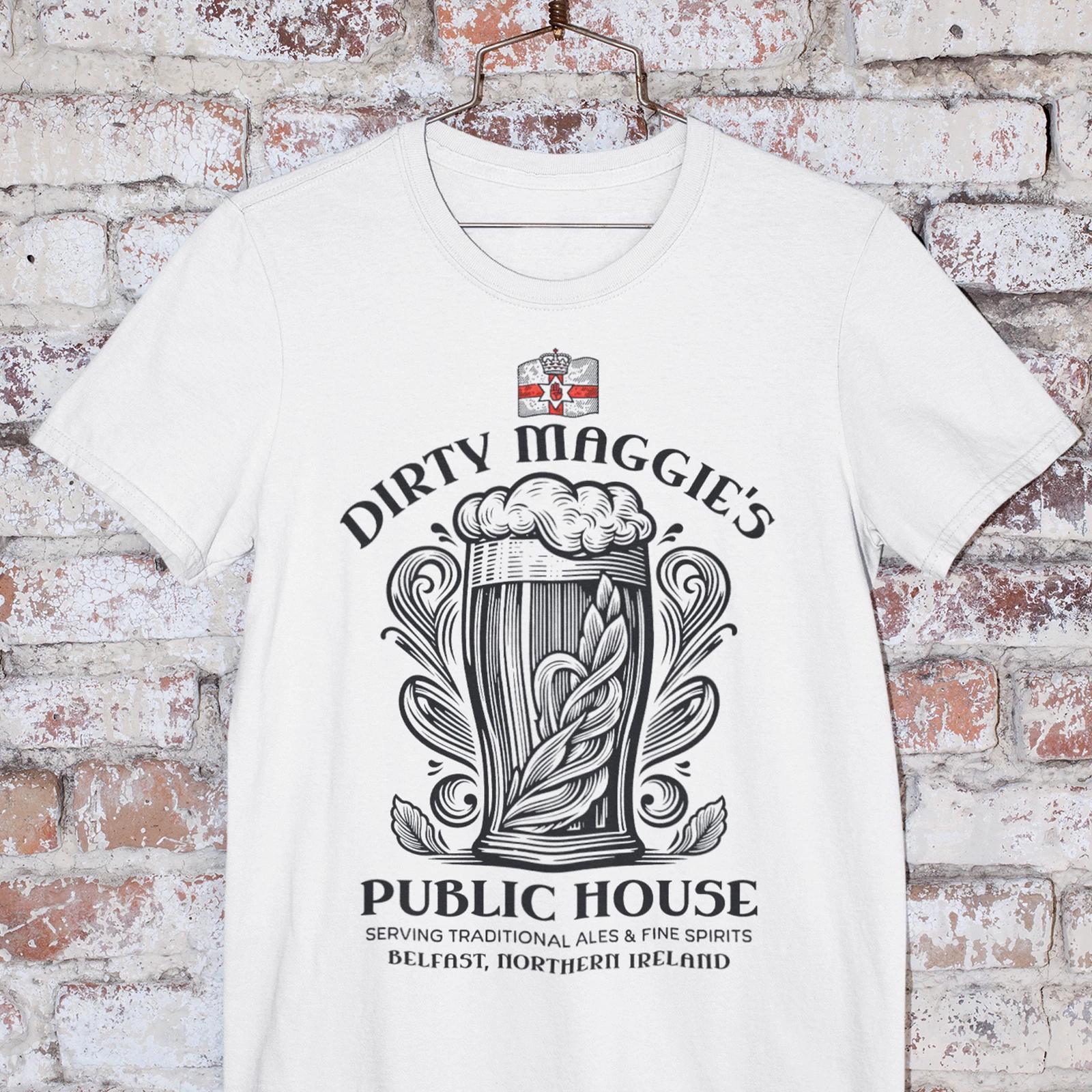 Dirty Maggie s Pub Belfast T-shirt, Beer Lover Tee, Pub Crawl Shirt 3XL
