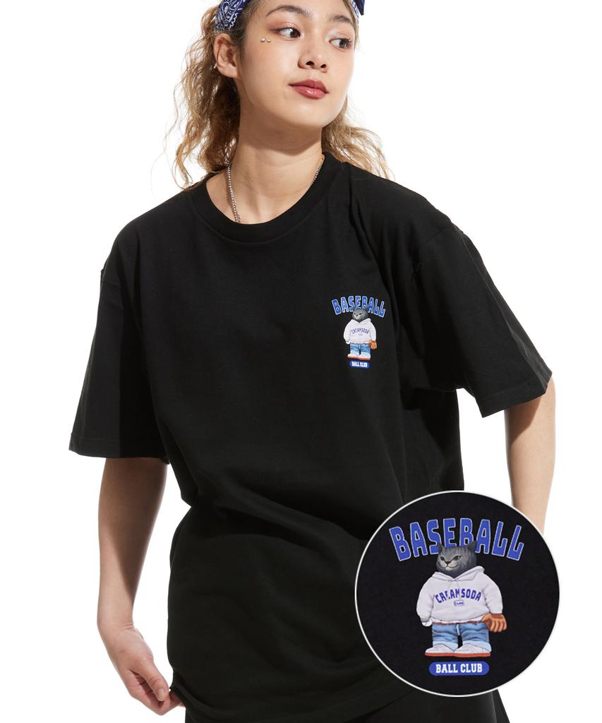 CREAM SODA LAB Small Logo Gray Short Sleeve T-Shirt Set