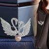 Brooch Female High-end Swan Corsage Anti-light Versatile Pin Buckle Suit Shirt Fixed Clothing Accessories Collar Pin