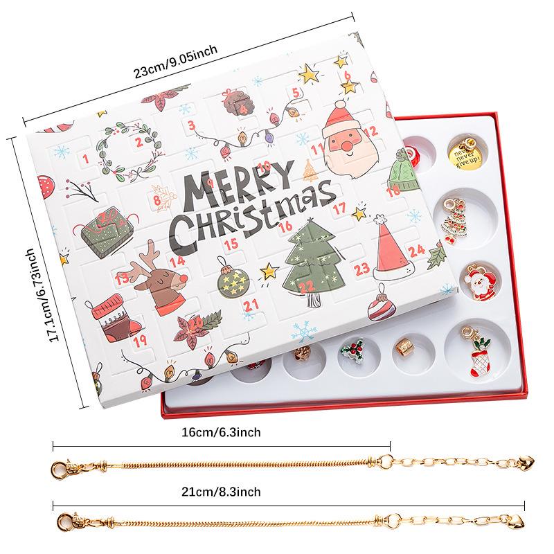 Advent Surprise Blind Box Set: DIY Creative Countdown Jewelry Christmas Gift