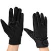 Black Thin Goatskin Sport Car Driving MTB Safety Gloves Wear-resistant Head Layer Leather Gloves Wholesale Men's 520SY