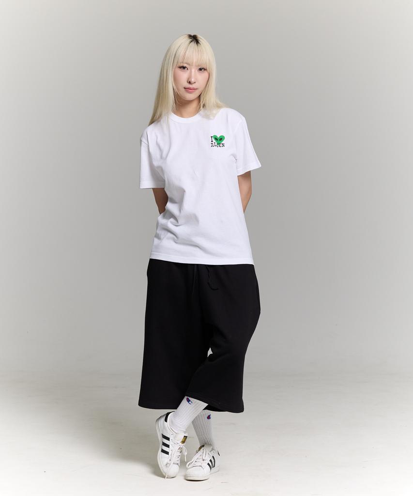 PHILIPPAKER Lovelyon Small Logo Short Sleeve T-Shirt White