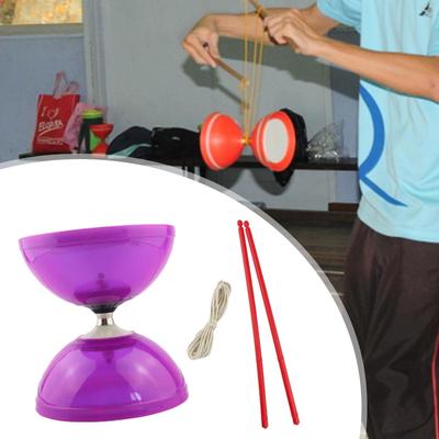 Zabawka Diabolo Ball Chiński zestaw z prętami Koordynacja ręka-oko Fitness Żonglerka