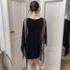 Tassel Sunscreen Cover-up Loose Fit Knit Hollow Out Top Simple Fishnet Swimsuit Cover Up  Vacation