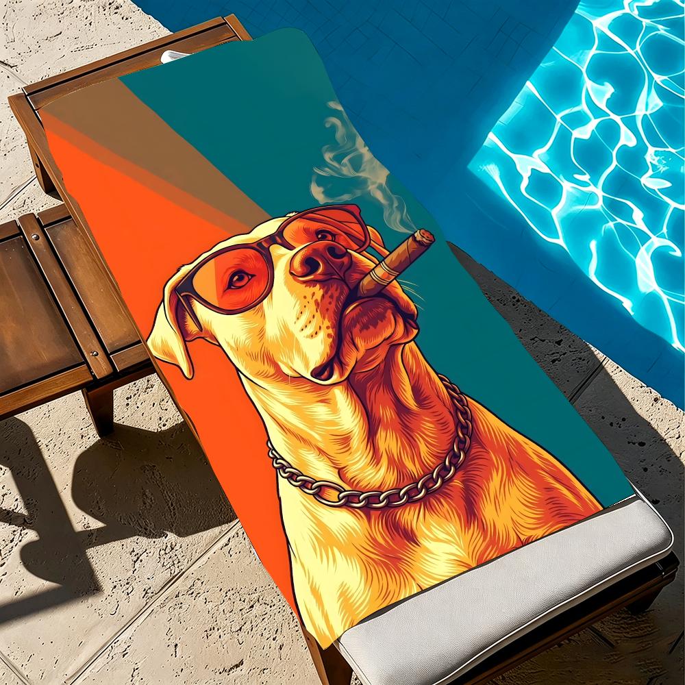 F-Funny-S Towel Microfiber Beach Towel, Quick-Dry, Sand-Free, Ultra-Fine Fiber, Super Soft.