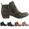 Elegant Women's Casual Booties With Low Heels And Round Toe For Stylish Comfort