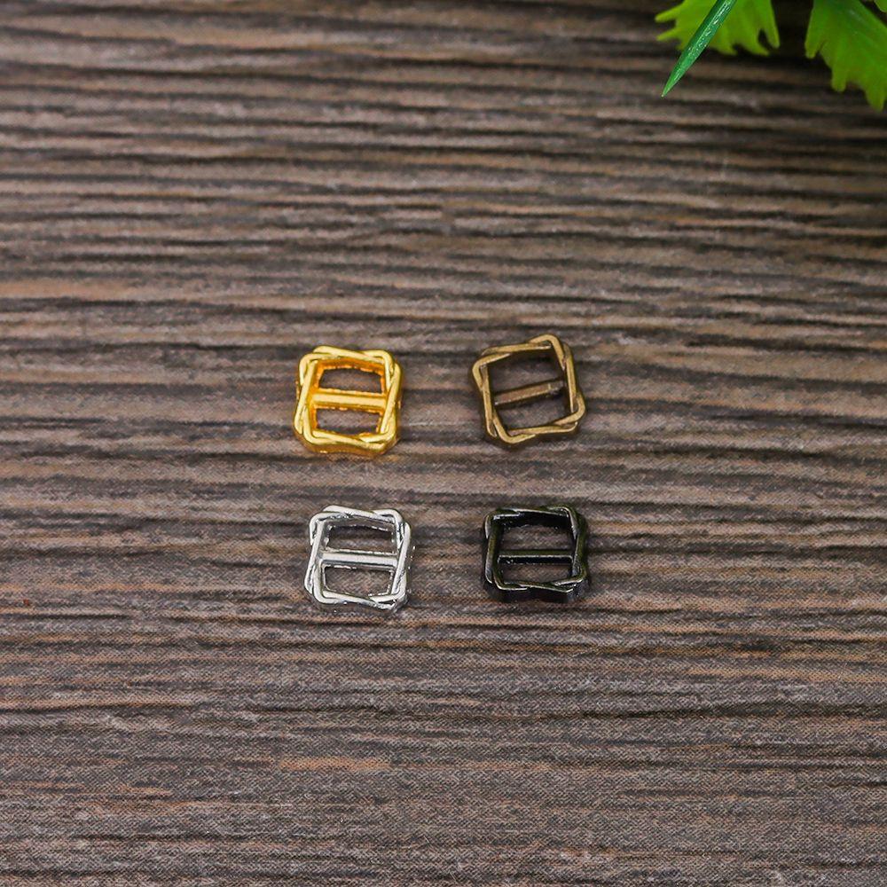 Mini Ultra-small Pattern Belt Buttons Doll Bags Accessories Tri-glide Buckle Diy Dolls Buckles