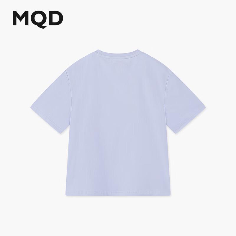 MQD Girls Cartoon Print Bow T-shirt 120cm