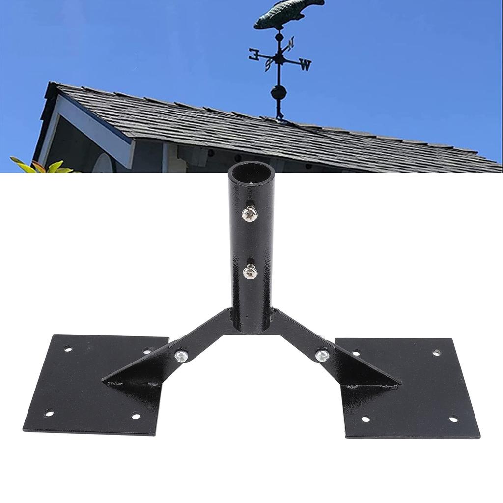 Balancing Roof Mount Door,   Steel Bracket Dual Purpose Flag Holder for Shaped Roof Garden and Flat Roofs