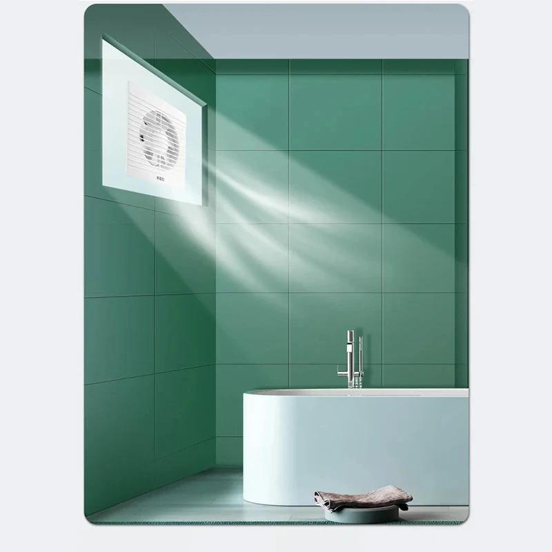 4 6 8 Inch Energy Saving Exhaust Fan Wall Mounted Anti Mosquito Ventilator Extractor for Kitchen Bathroom Toilet