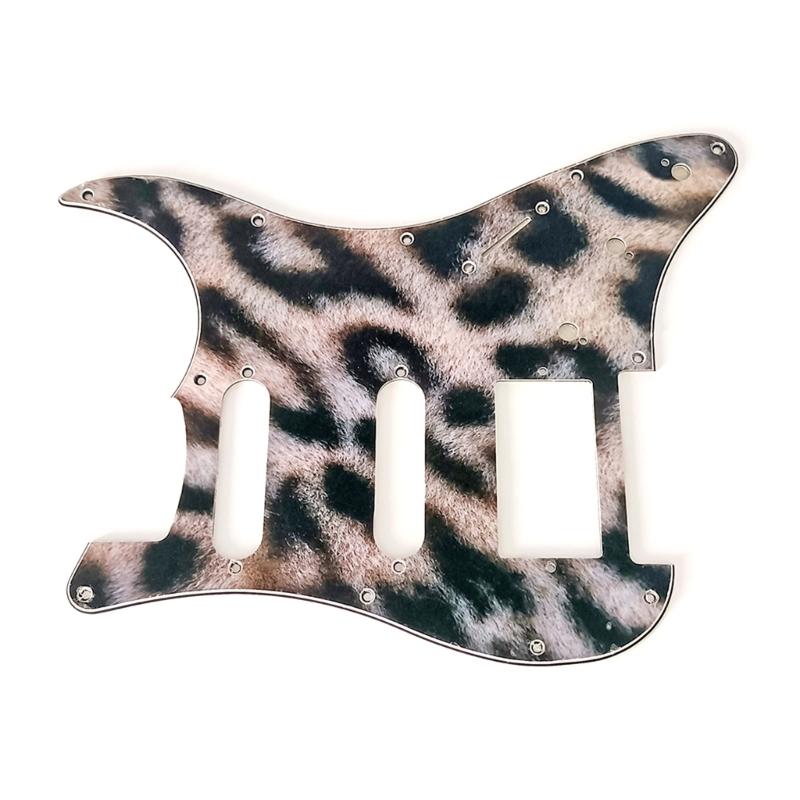4-lagiges 11-Loch Gitarren-Bass-Schlagbrett Kratzschutz Pickguards für 6-Saiten Standard-Bassgitarre Musikinstrumententeil