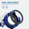 DUMPMAN RV Tank Rer, Must Have Sewer Adapter For RV Sanitation, Transparent Sewer Tank Adapter With Built-In Gasket