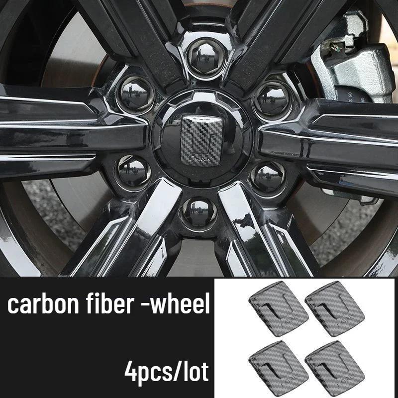For TANK 300 Emblem Front Steering Wheel Car Wheel Sticker Badge Decals Trim Styling Accessories for Great Wall GWM WEY TANK 300
