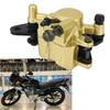 Front Brake Caliper with Brake Pads (YBR-125-FBC) - Metal Reinforced Safety Front Brake Caliper Assembly for YBR125 (2007-2017)