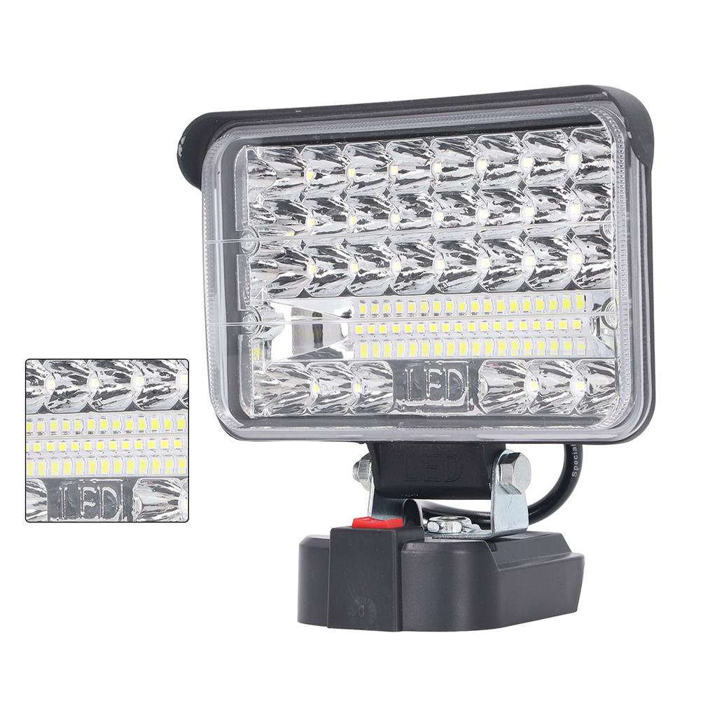 144W 7200LM LED Work Light Spotlight Floodlight Emergency Portable Flashlight Tool Bright Lighting Outdoor for Men