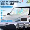 For Volkswagen Tayron Foldable Front Windshield Sun Shade UV Reflective Sun Protection Cover Car Interior Accessories