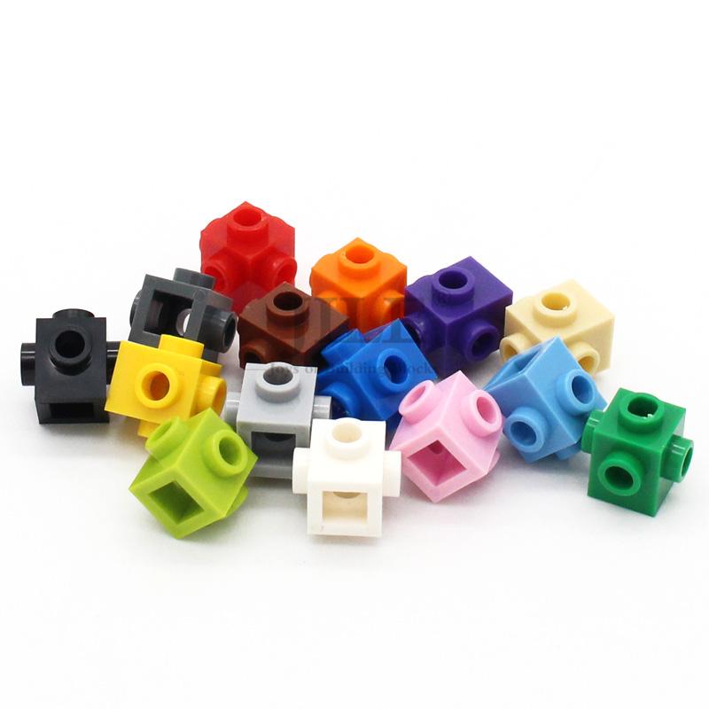 50pcs Building Blocks 4733 Brick Modified 1x1 with Studs on 4 Sides DIY Educational Bricks Bulk Toys Compatible Major Brand