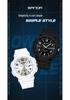 Sanda 6097 Dual Calendar Luminous Waterproof Watch for Men & Women - Trendy, Creative, and Ideal for Outdoor Activities.