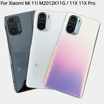 Cristal para Xiaomi Mi 11i M2012K11G / 11X 11X Pro Tapa de batería Puerta trasera Carcasa trasera Piezas de repuesto