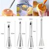 Cake Decorating Puff Pastry Nozzle Stainless Steel Cream Icing Nozzle  Cupcake Icing