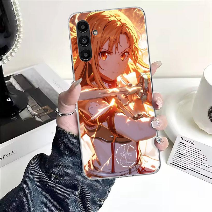 Sword Art Online Yuuki Asuna Phone Case For Samsung Galaxy A13 A14 A15 A16 A17 A53 A54 A55 A56 A57 A33 A34 A35 A36 A37 A23 A24 A