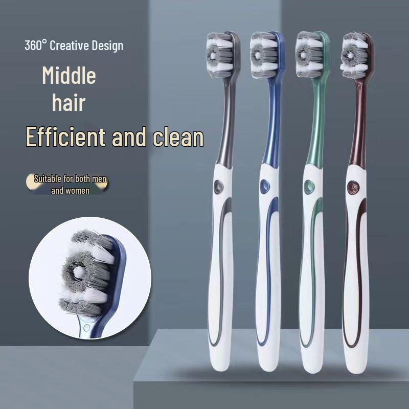 Durable Toothbrush Pack: Men's, Women's & Family – Extra Hard, Medium & Soft Bristles