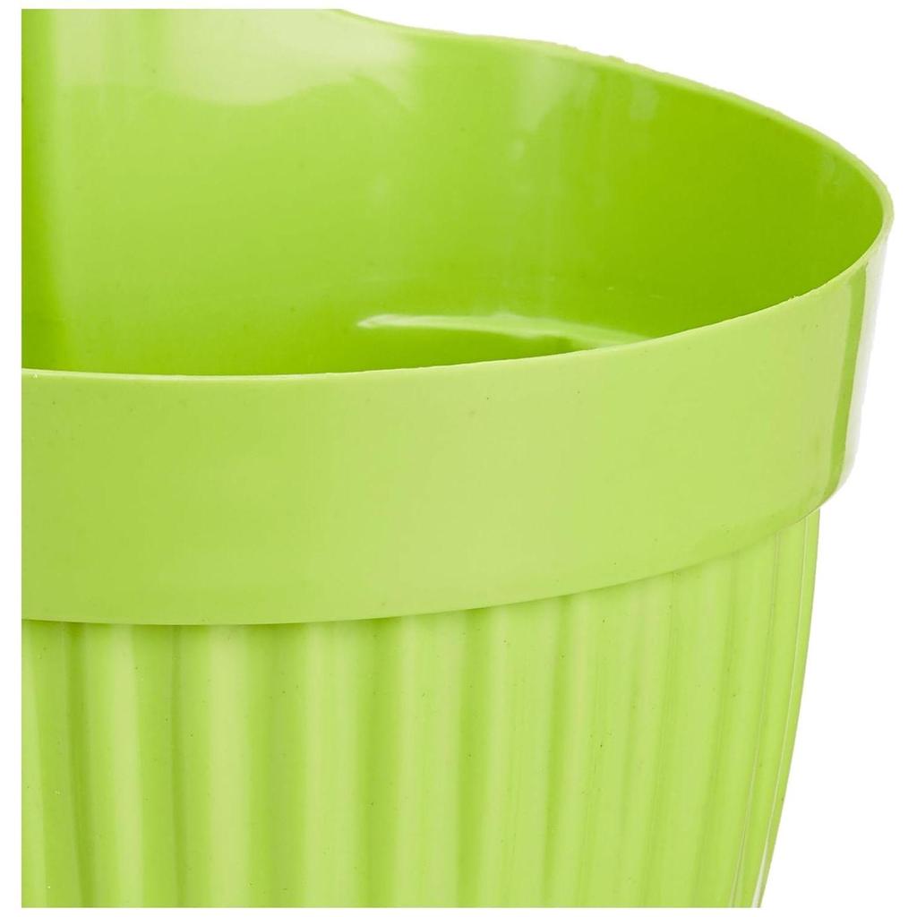 100% Frischkunststoff Hängeampel | Hängende/Häkende Blumentöpfe für Haus, Terrasse, Balkon Gartendekoration (Mehrfarben) | 6,8 Zoll (8er-Satz